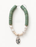 Collar Verde Silente - La Flor que Camina Atelier